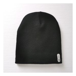 Kalenji Black Knit Beanie Hat Travel Winter